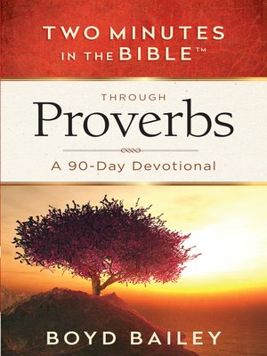 cover image of Two Minutes in the Bible Through Proverbs